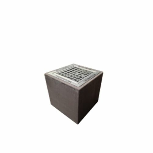 Asbaktegel Junior 30x30cm 28 Uw asbaktegel gemonteerd op een betonnen sokkel.